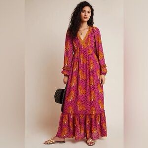 PRICE FIRM-Farm Rio Chretah Print Dress ( Unicorn 🦄)